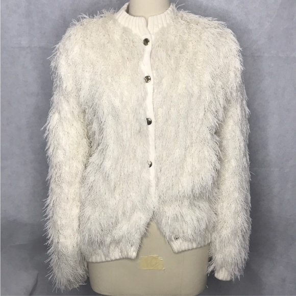 Fuzzy Sweater BOHO Double Pockets by Panda Paris - Picture 2 of 3